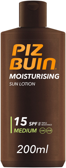 johnson & johnson piz buin moisturising fluida corpo spf15 200ml