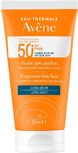 avene fluido protezione solare spf50+ senza profumo avène 50ml