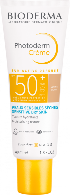 photoderm crème spf50+ claire bioderma 40ml