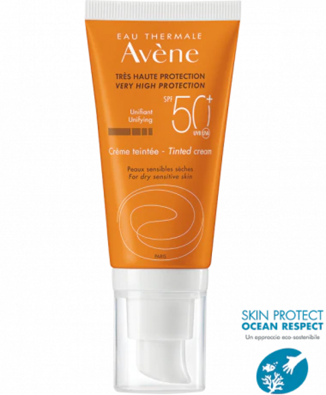 avene avène crema colorata spf 50+ solare viso teintée 50ml