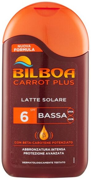 antica farmacia orlandi bilboa carrot plus latte solare fp6 protezione bassa 200ml.con seta-carotene potenziato