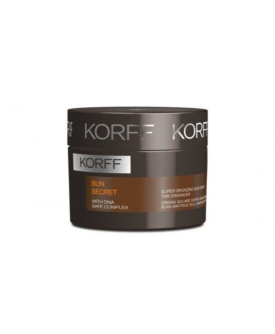 korff sun secret crema superabbronzante viso corpo 150ml