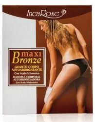 di-va srl incarose maxi bronze guanto corpo autoabbronzante