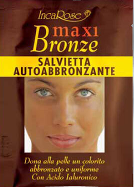 diva srl maxi bronze salviettina autoabbronzante