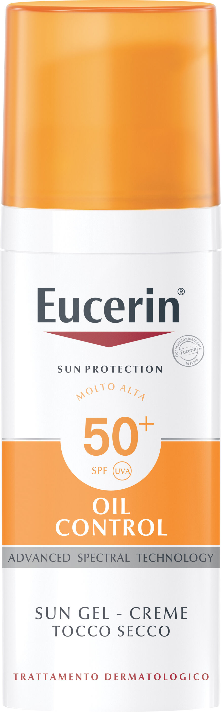 beiersdorf spa eucerin sun oil control protezione 50+