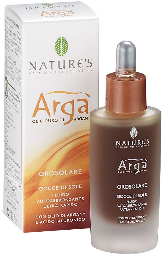 bios line spa nature's argà gocce di sole viso fluido autoabbronzante 30ml