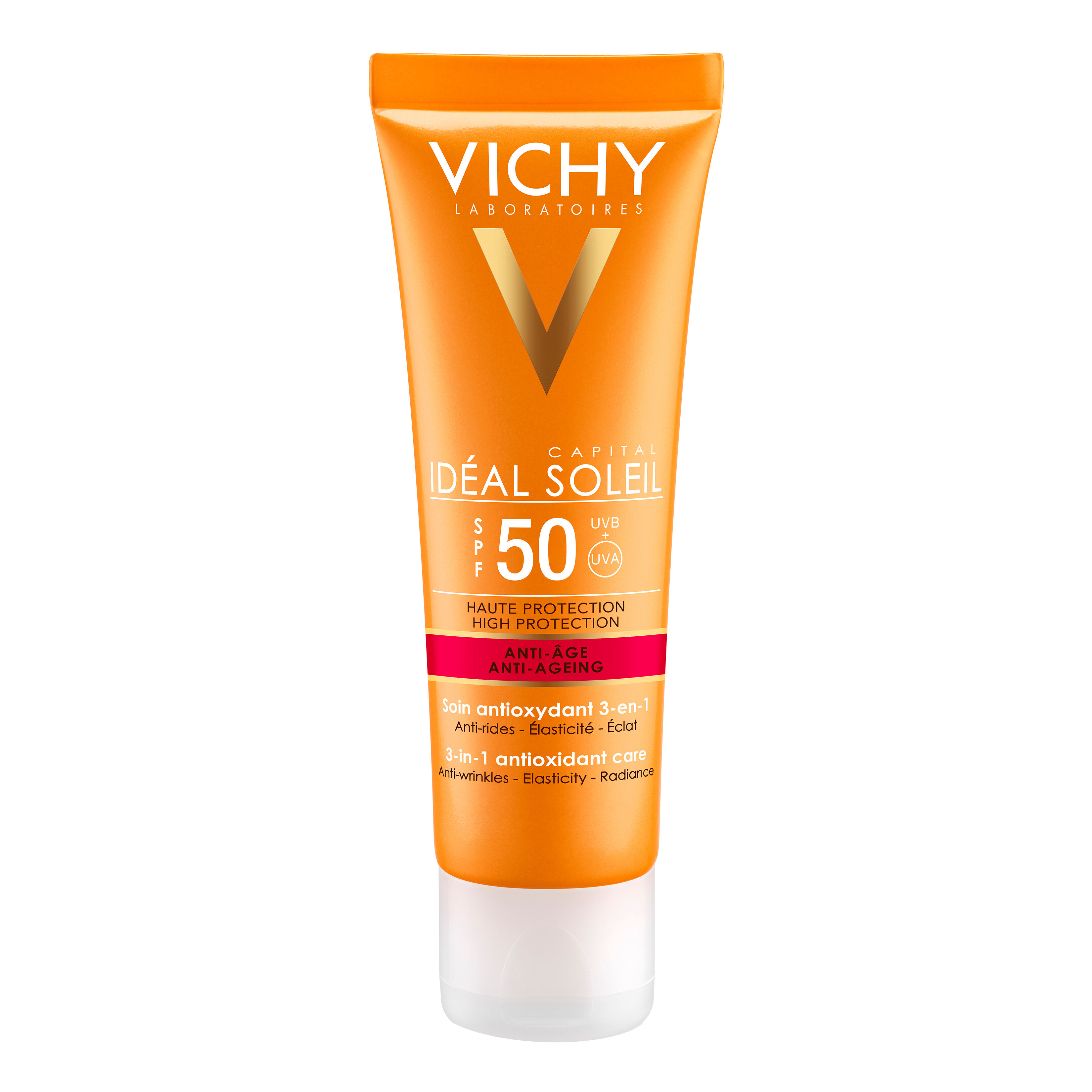 vichy ideal soleil crema viso anti-eta' fp50