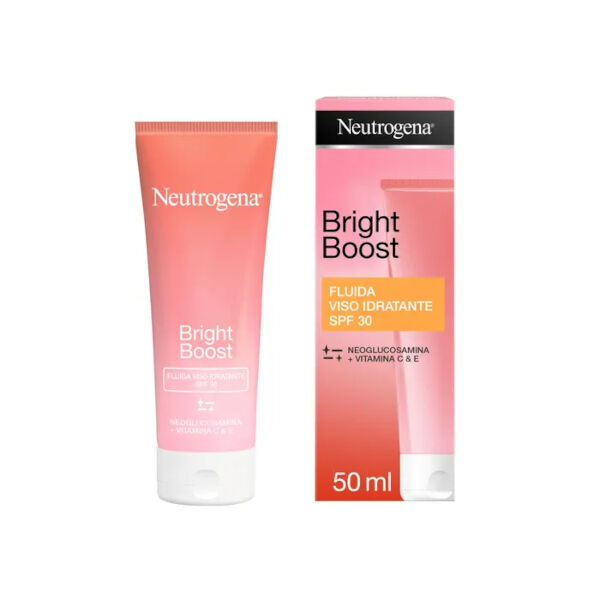 Johnson & Johnson Neutrogena Bright Boost Gel Fluido Idratante Viso 50ml Spf30