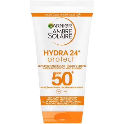 Garnier Ambre Solaire Hydra 24H Latte Solare SPF50+ Garnier Ambre Solaire Hydra 24H Latte Solare SPF50+