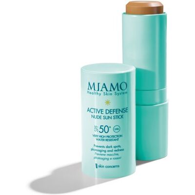MEDSPA Srl Miamo Active Defense Nude Sun Stick SPF50+ - Barriera solare per zone sensibili MEDSPA Srl Miamo Active Defense Nude Sun Stick SPF50+ - Barriera solare per zone sensibili