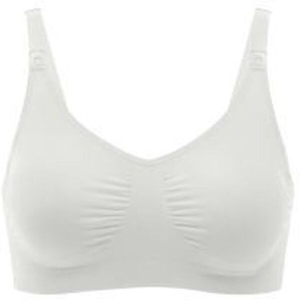 medela italia srl reggiseno gravidanza/allattamento medela - colore bianco taglia l