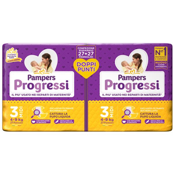 fater babycare pampers prog midi pac dpp 54pz