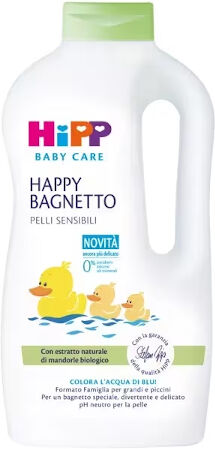 hipp italia srl hipp baby care happy bagnetto formato famiglia 1l