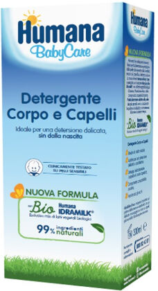 humana italia spa humana baby care detergente corpo&capelli 300ml