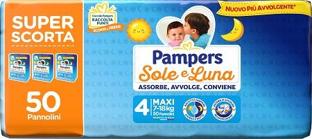 Fater Babycare Pampers Sl Trio Maxi 50pz