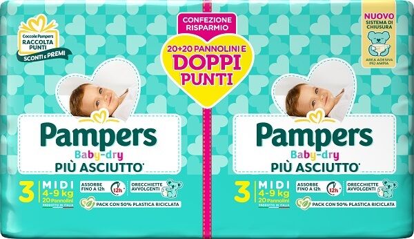 Fater Spa Pampers Bd Duo Downcount M 40p