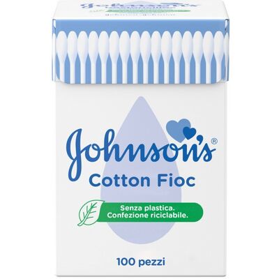 Cotton fioc Johnson & Johnson Baby - 100 Pezzi Cotton fioc Johnson & Johnson Baby - 100 Pezzi