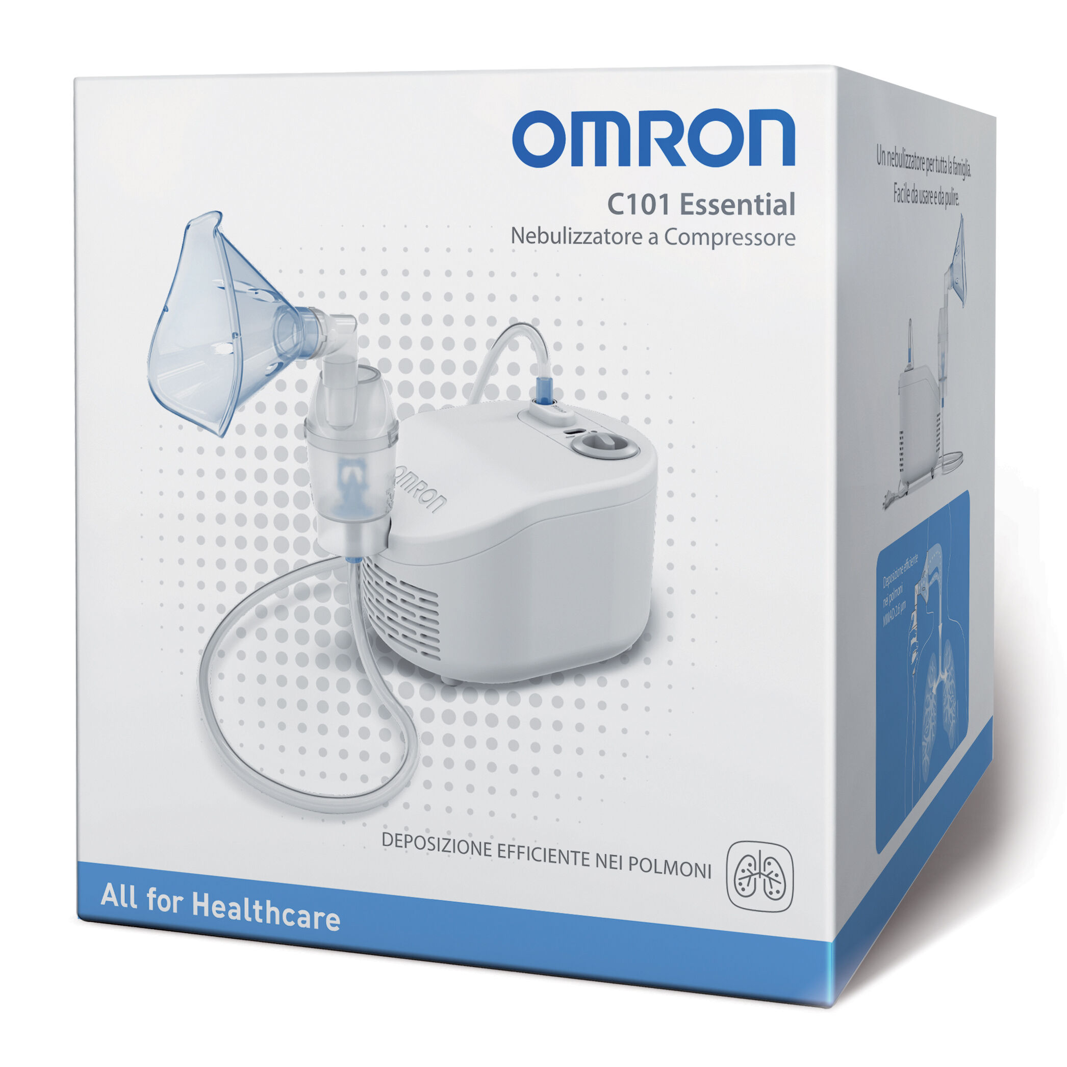 Corman Omron Nebulizzatore Essential A Pistone C101