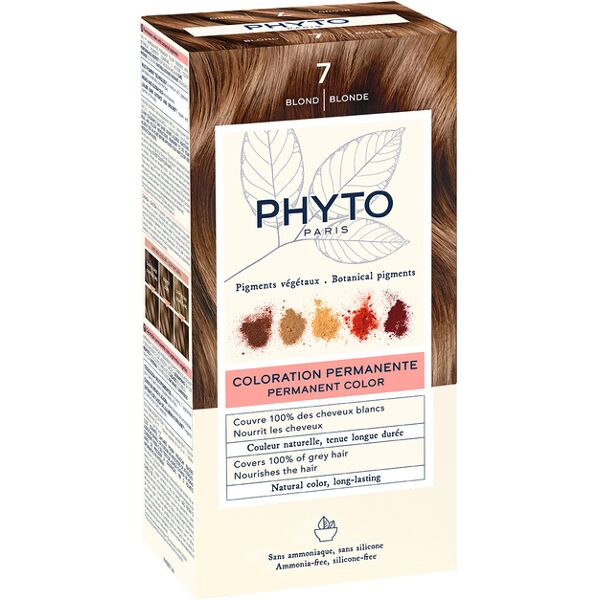 phyto (laboratoire native it.) phyto phytocolor 7 biondo colorazione permanente per capelli