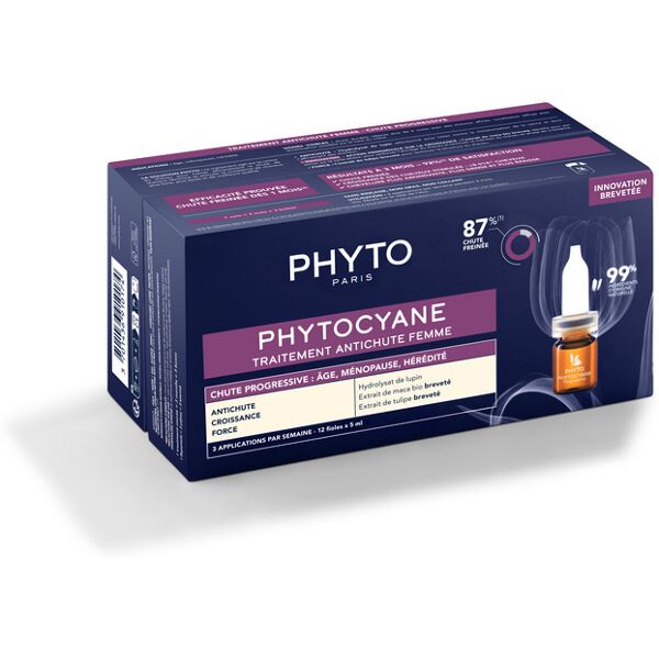 phyto (laboratoire native it.) phyto phytociane trattamento anticaduta donna caduta progressiva 12 fiale da 5ml