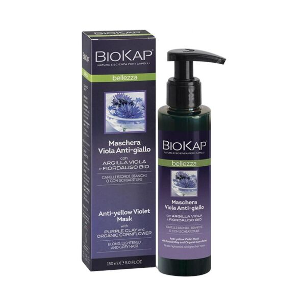 bios line spa biokap bellezza maschera viola antigiallo 150ml