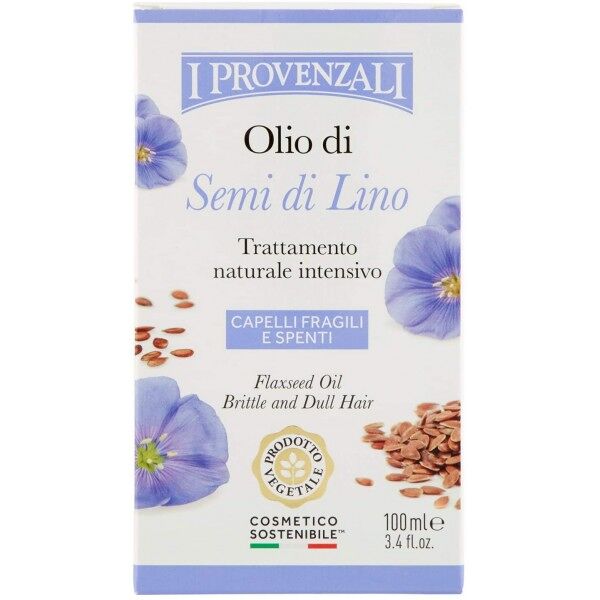 antica farmacia orlandi i provenzali olio semi di lino 100ml.trattamento naturale intensivo per capelli fagili e spenti