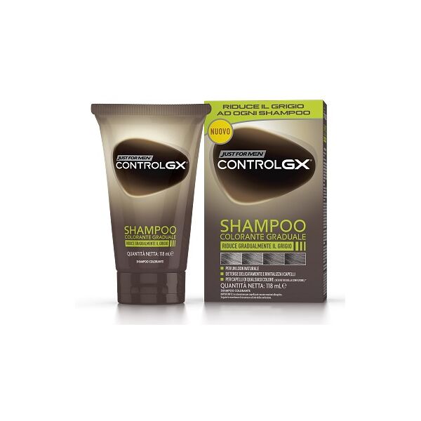 combe italia srl just for men control gx shampoo colorante graduale