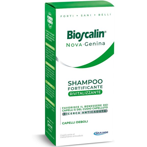 giuliani spa bioscalin nova genina shampoo rivitalizzante 400 ml maxi size