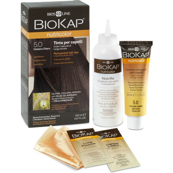 bios line spa biokap nutricolor 4.06 castano caffe'