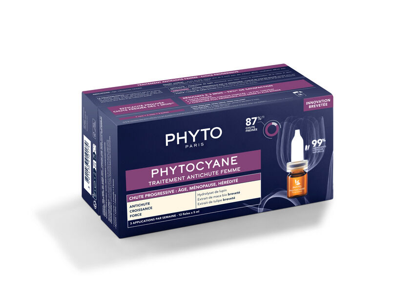 phyto (laboratoire native it.) phyto phytociane trattamento anticaduta donna caduta progressiva 12 fiale da 5ml