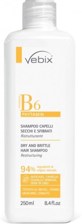 vebi istituto biochimico srl phytamin vitamina b6 capelli secchi e sfibrati vebix® pharma 250ml