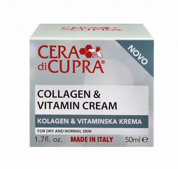 antica farmacia orlandi cera di cupra collagen and vitamin cream 50ml.nutriente riparatrice