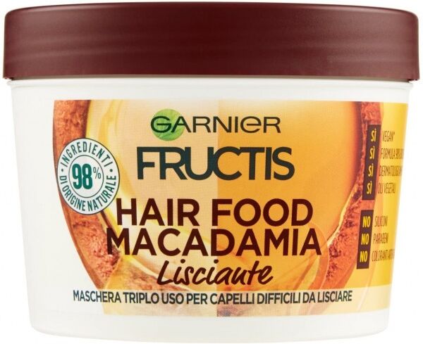 antica farmacia orlandi garnier fructis maschera capelli hair food lisciante 390ml.macadamia