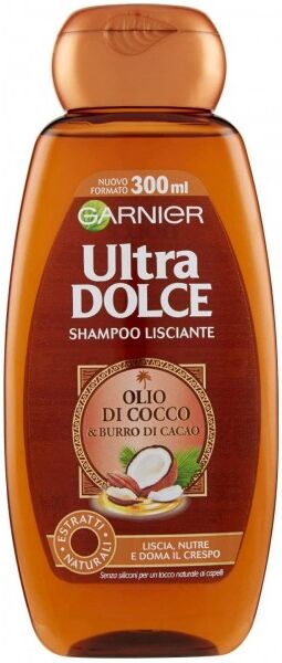 antica farmacia orlandi garnier ultra dolce shampoo lisciante 300ml.olio di cocco & burro di cacao