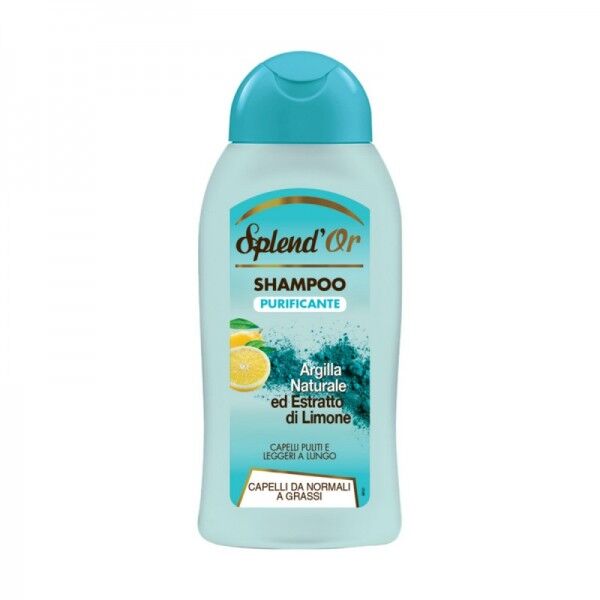 antica farmacia orlandi splend'or shampoo purificante 300ml.argilla naturale ed estratti di limone