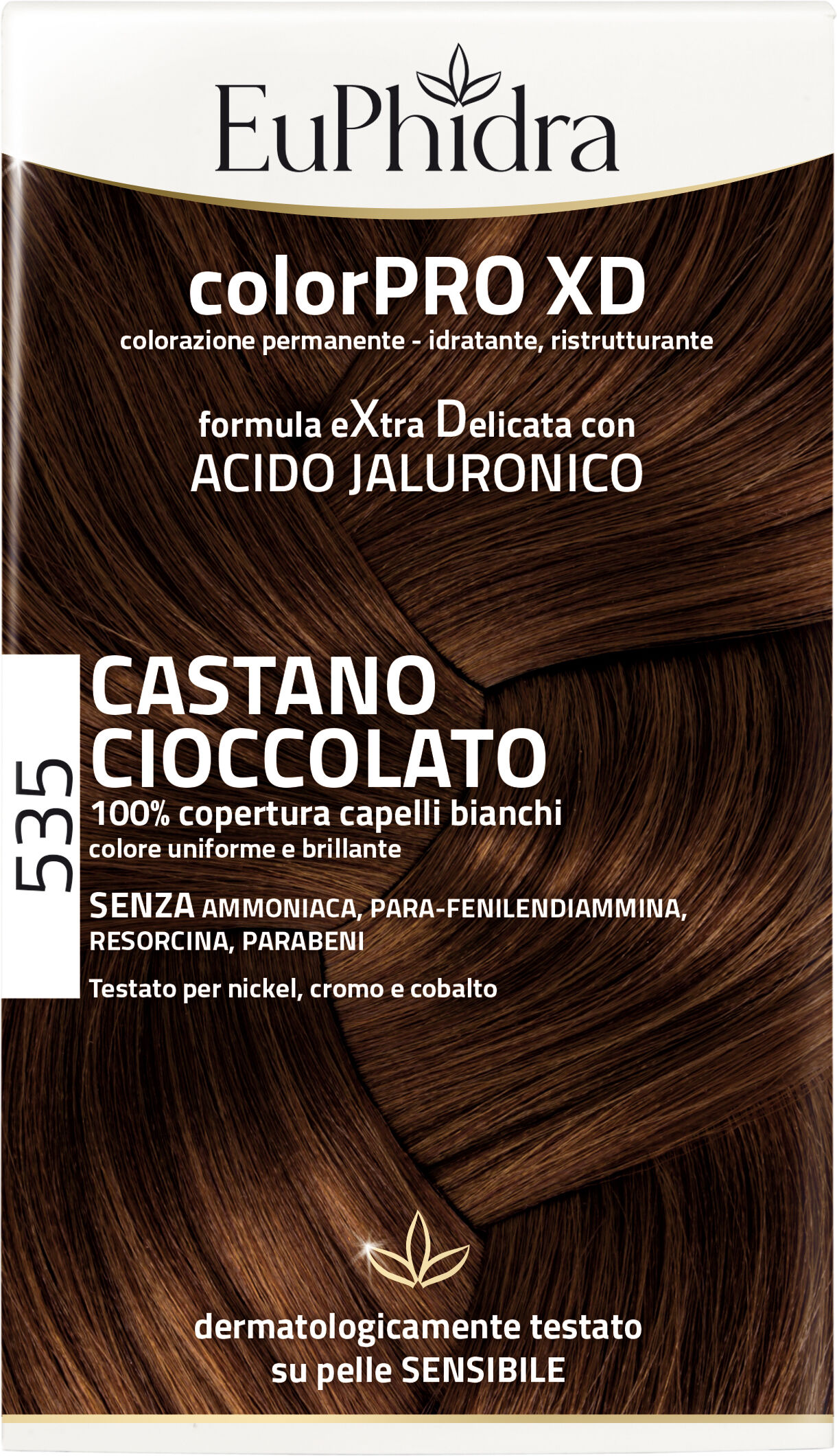 zeta farmaceutici spa euphidra color - pro xd 535 castano cioccolato