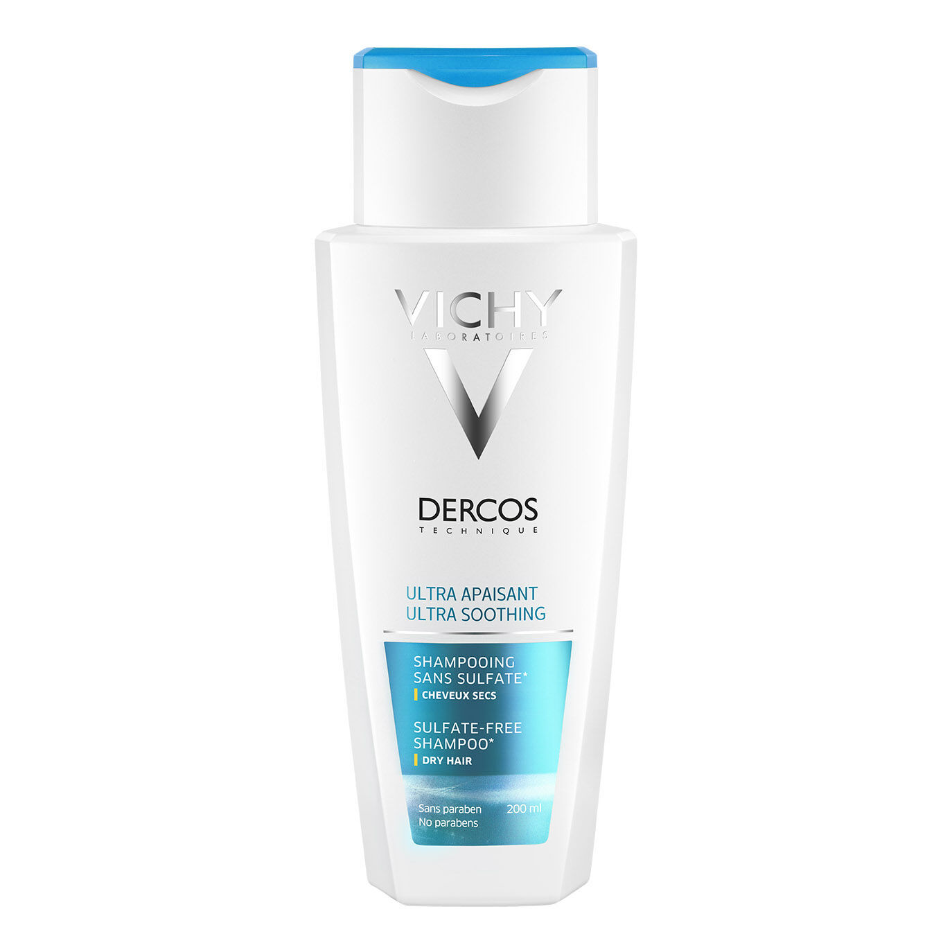 vichy dercos shampoo sensitive capelli secchi 200ml