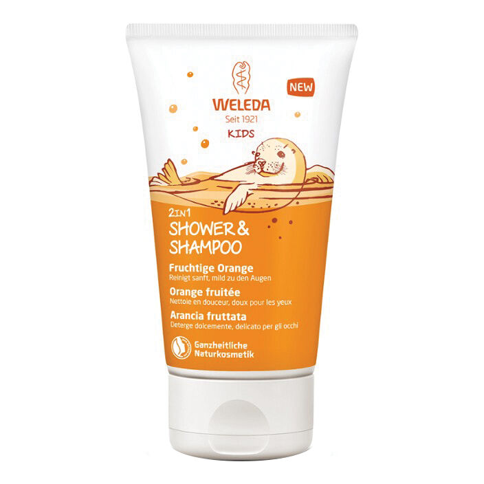 weleda baby 2in1 doccia shampoo arancia 150ml