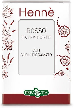 Erba Vita Hennè Color Capelli Rosso Naturale Extra Forte Erbavita