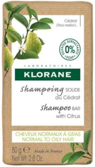 Klorane Shampoo Solido Cedro 80g