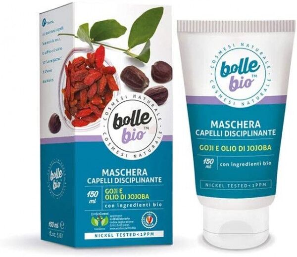 Antica Farmacia Orlandi Bolle Bio Maschera Capelli Disciplinante 150ml.Goji E Olio Di Jojoba