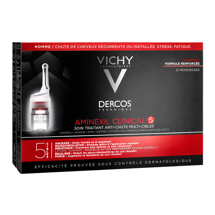 Vichy Dercos Aminexil Uomo 21 Flaconi 6ml