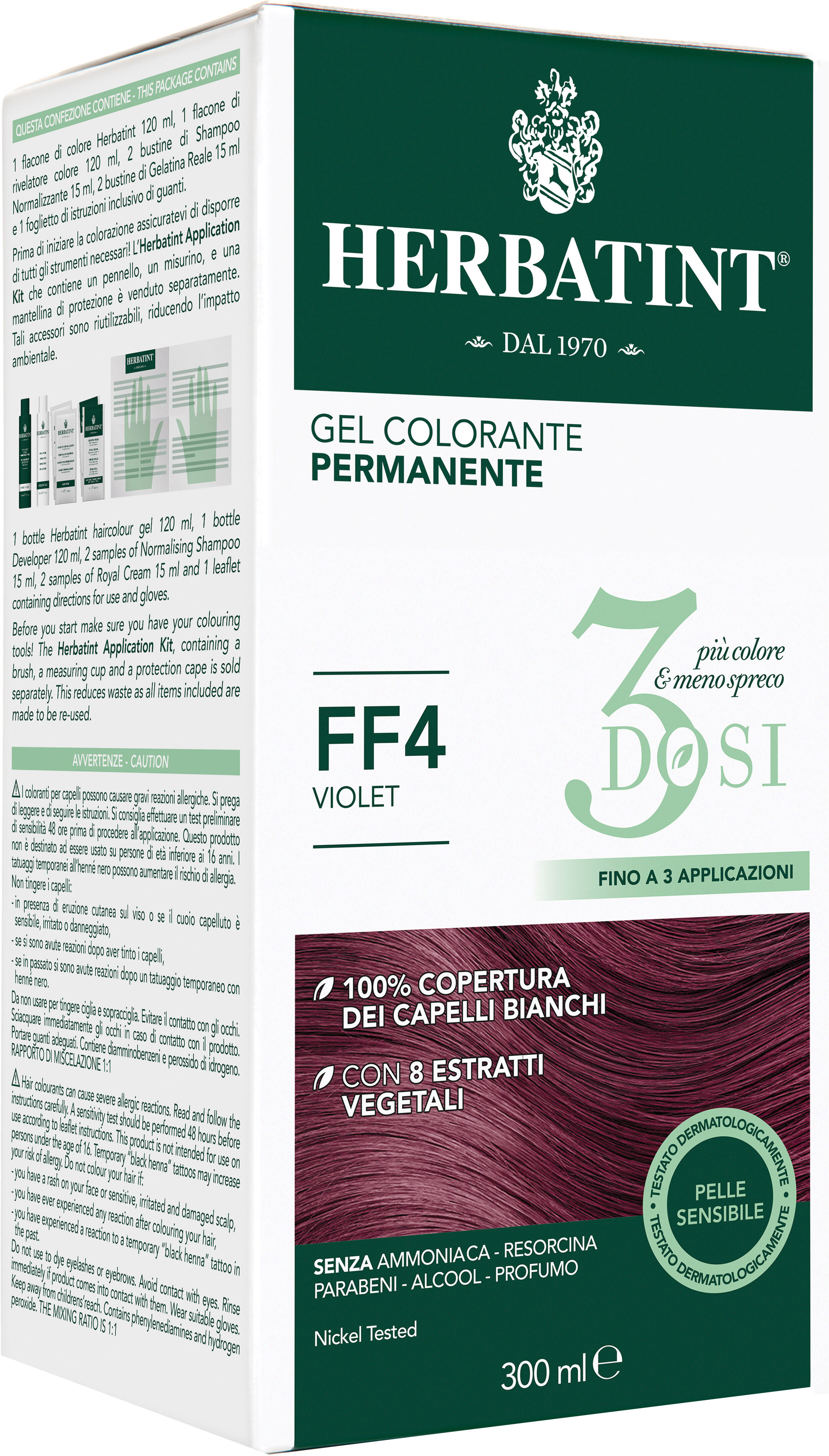 Antica Erboristeria Herbatint 3dosi Ff4 300ml