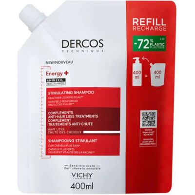 Vichy Dercos Technique Shampoo Energizzante Refill Da 400ml Vichy Dercos Technique Shampoo Energizzante Refill Da 400ml