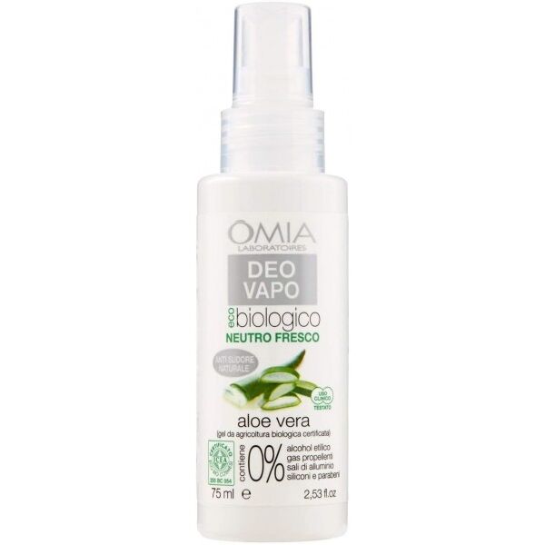 antica farmacia orlandi omia deodorante biologico neutro fresco vapo 75ml.aloe vera