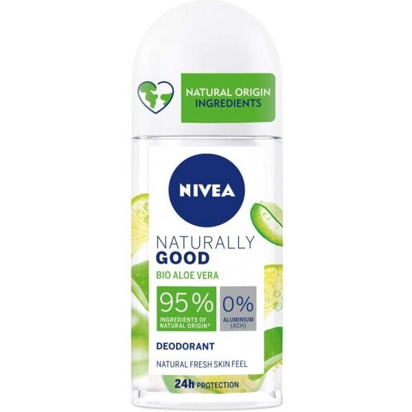 antica farmacia orlandi nivea deodorante roll on naturally good 50ml.bio aloe vera