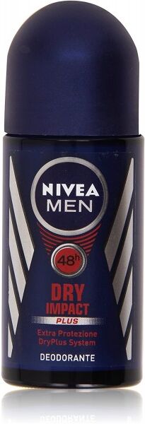 antica farmacia orlandi nivea men deodorante roll on 50ml.dry impact extra protezione