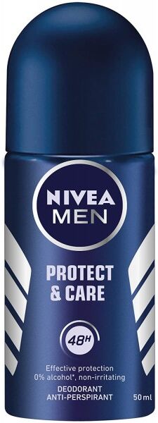 antica farmacia orlandi nivea men deodorante roll on 50ml.protect&care protezione efficace