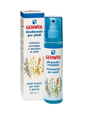 dual sanitaly deodorante spray piedi 150ml gehwol