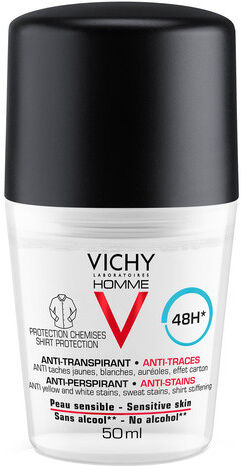 Vichy Homme Deodorante Roll-On Anti Macchie